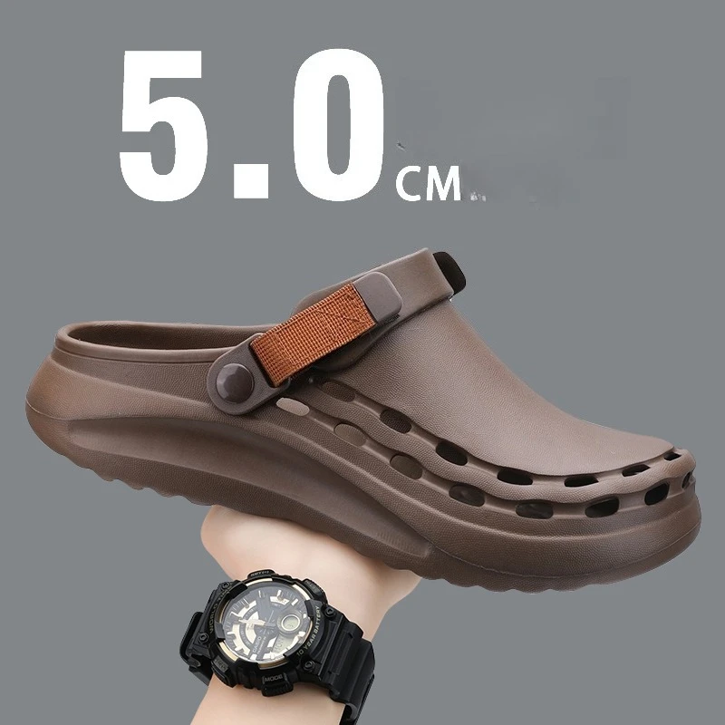 速乾性 EVA ソリッドカラーメンズサンダルファッショントレ - Men'S Shoes Dress Casual のレビューと価格