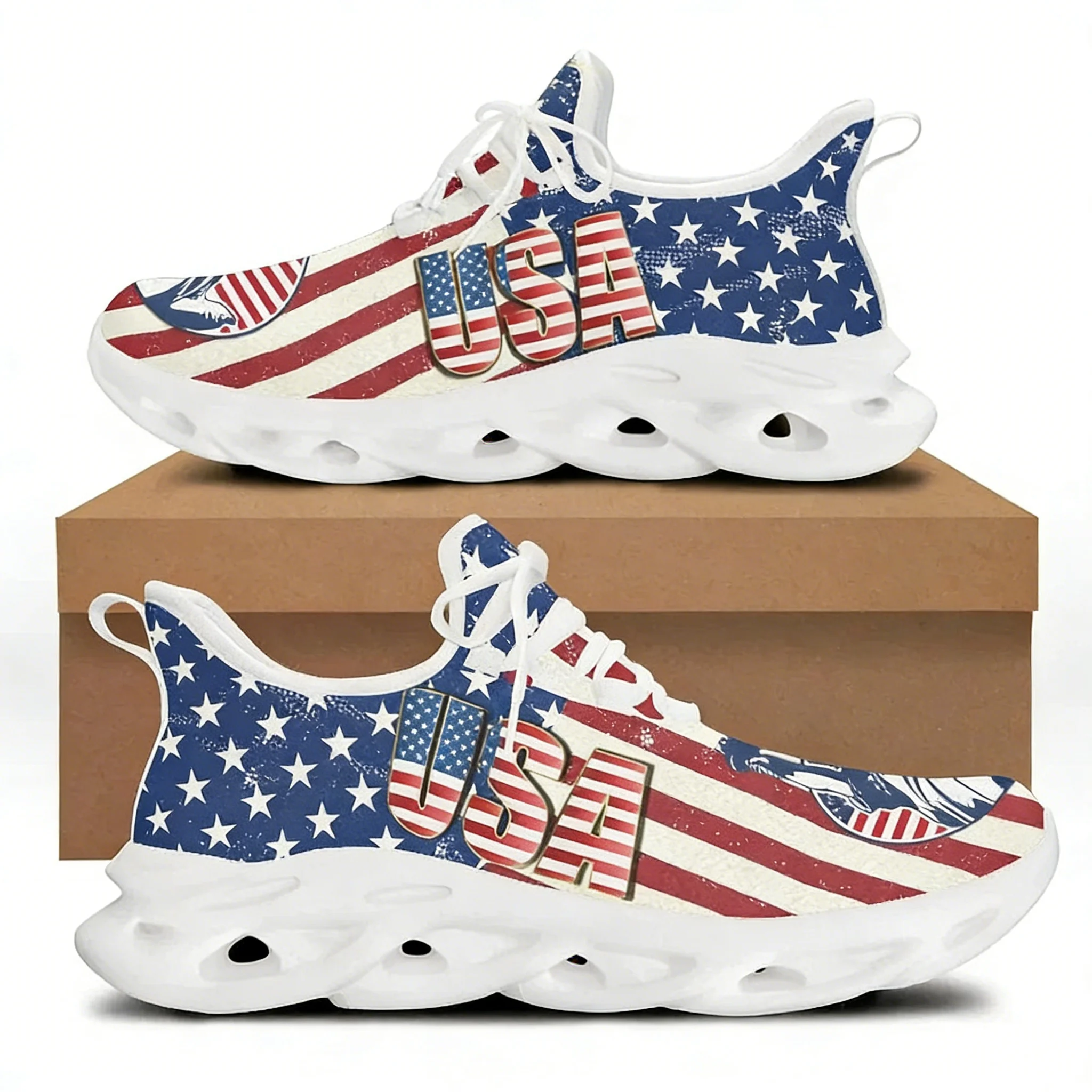 7.4 アメリカの国旗自由の女神プリントフラットシューズ女性 - Men'S Shoes Liberty のレビューと価格