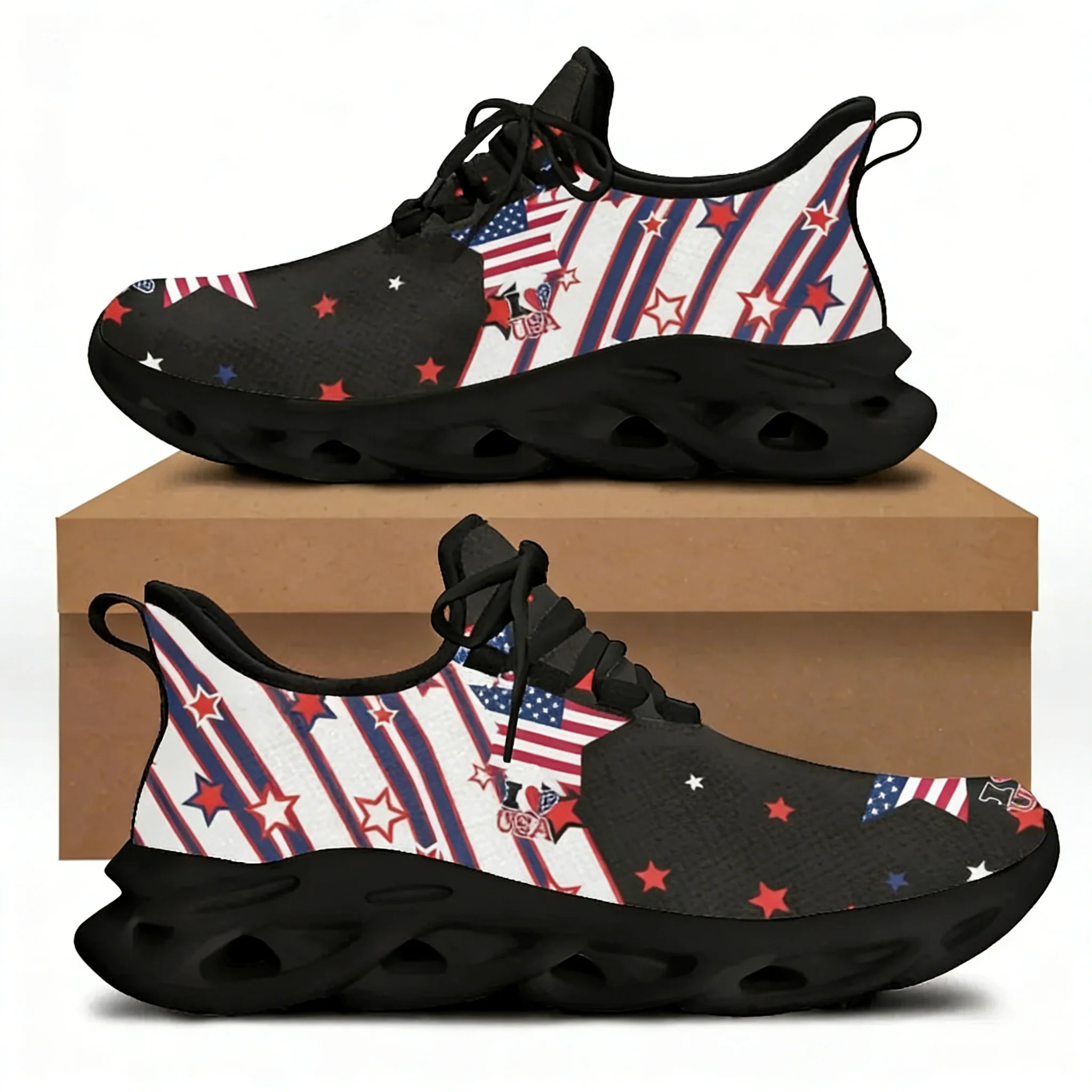 7.4 アメリカの国旗自由の女神プリントフラットシューズ女性 - Men'S Shoes Liberty のレビューと価格