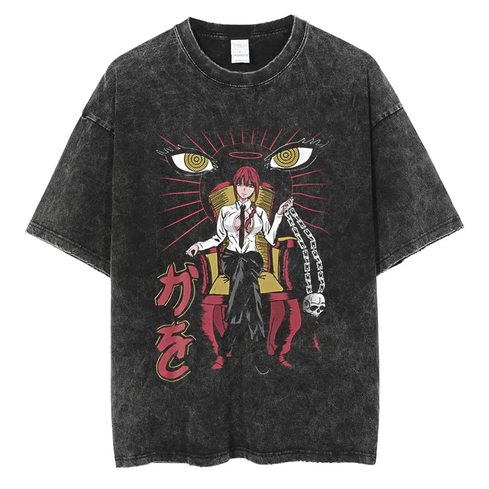 チェーンソーマン デンジ ホワイトメタルグラフィック Tシャ - Men'S Shoes Black And White のレビューと価格