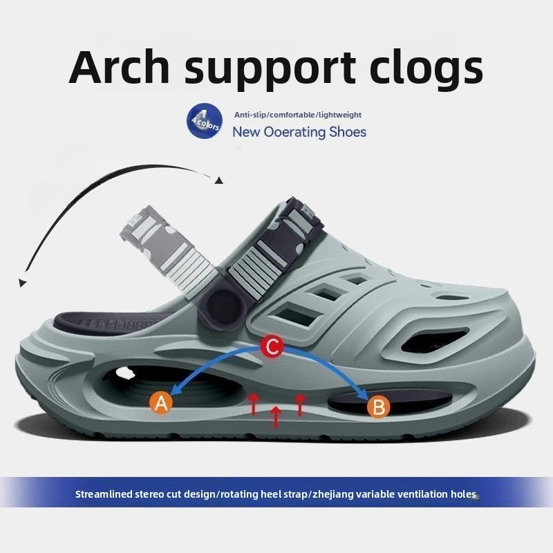 アーチサポート付き滑り止めソフトソール耐摩耗性クールスリッパ - Men'S Shoes With Support のレビューと価格
