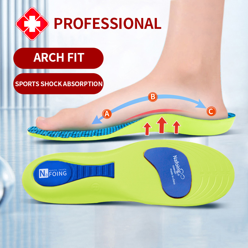整形外科用インソール 足用 スポーツ衝撃吸収インソール 靴用 - Men'S Shoes Plantar Fasciitis のレビューと価格