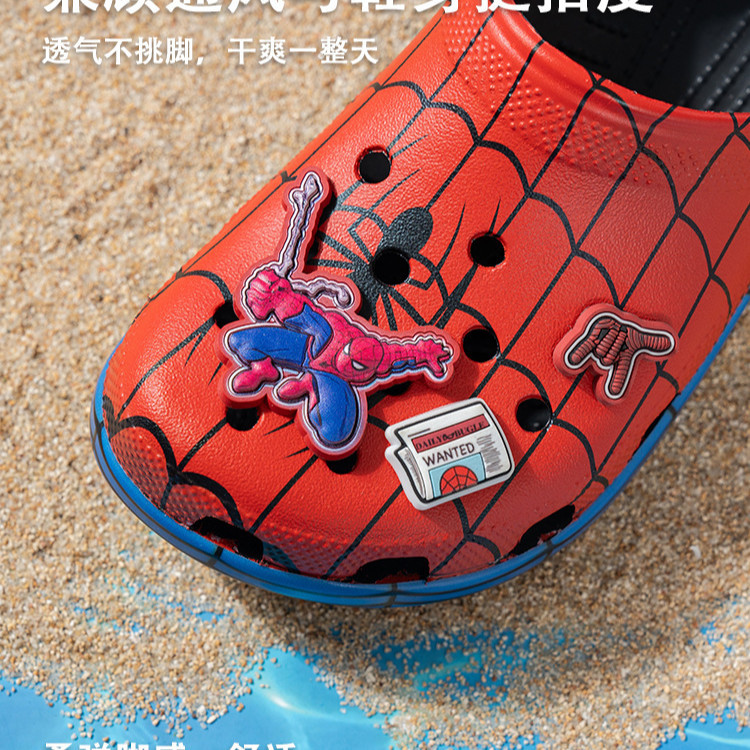 赤いスパイダーマン風サンダル、おしゃれなアウトドアスリッパ - Men Shoes Red Tape のレビューと価格